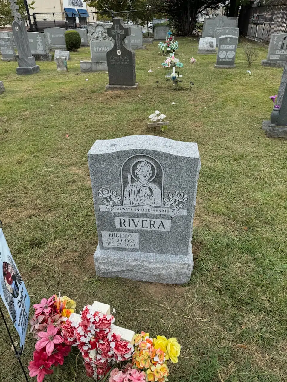Granite Pillow Headstone hand-carved by Pillow Headstone Guide in NJ — image 4